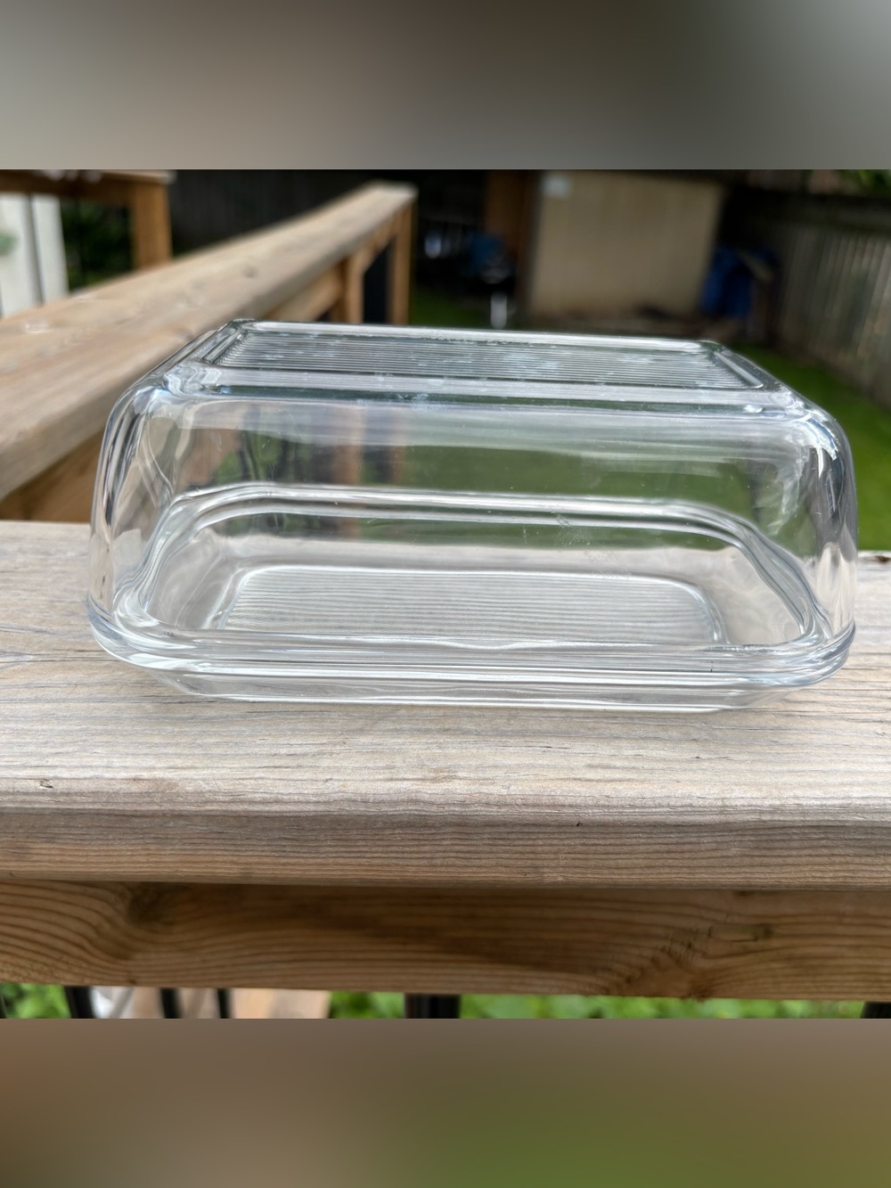 Arcoroc Glass Butter Dish